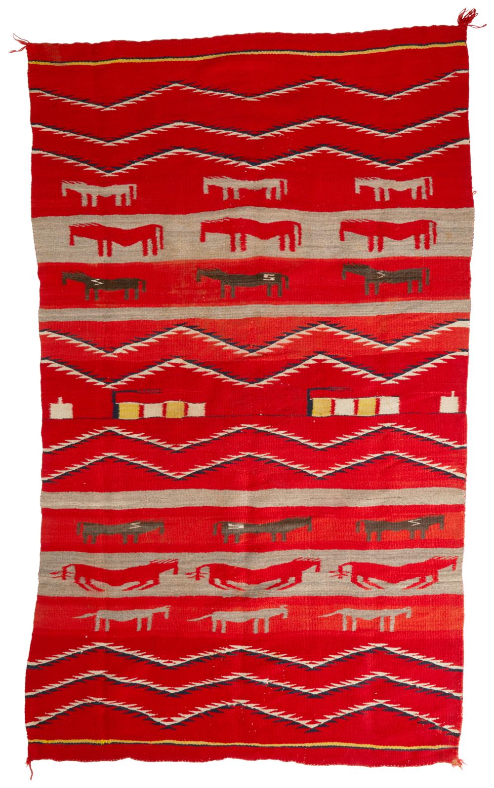 A NAVAJO PICTORIAL BLANKETA Navajo 2eea79