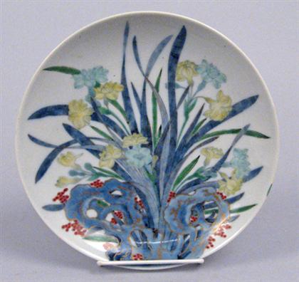 Japanese nabeshima footed dish 4b116