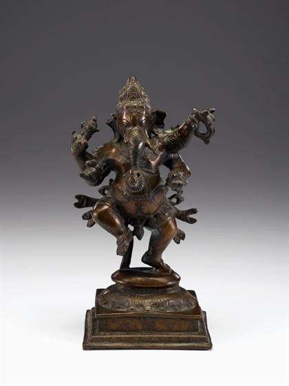 Fine Indian bronze figure of Ganesh 4b11f