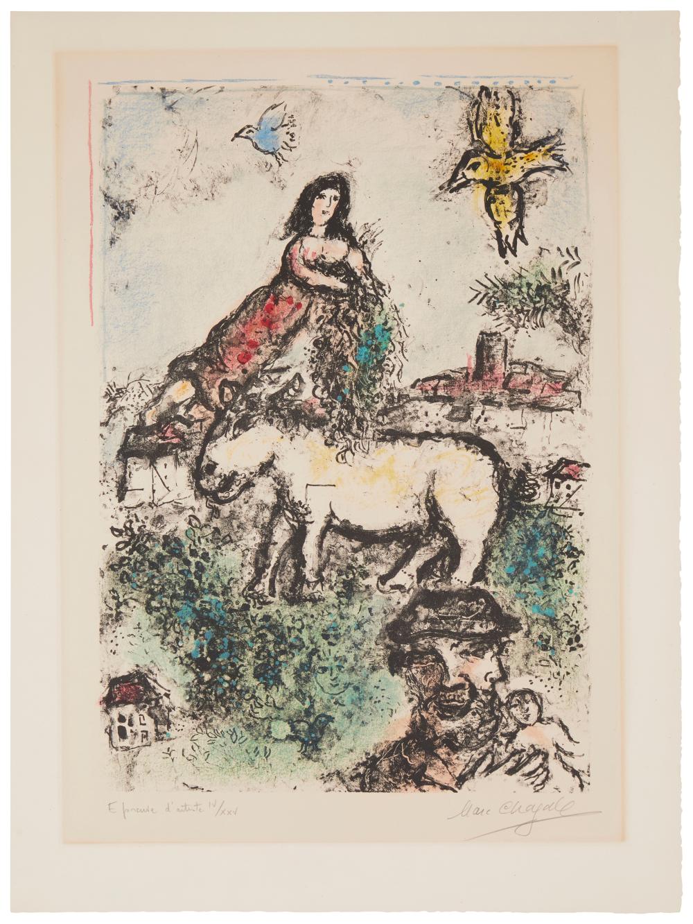 MARC CHAGALL 1887 1985 UN JARDIN 2eeb46