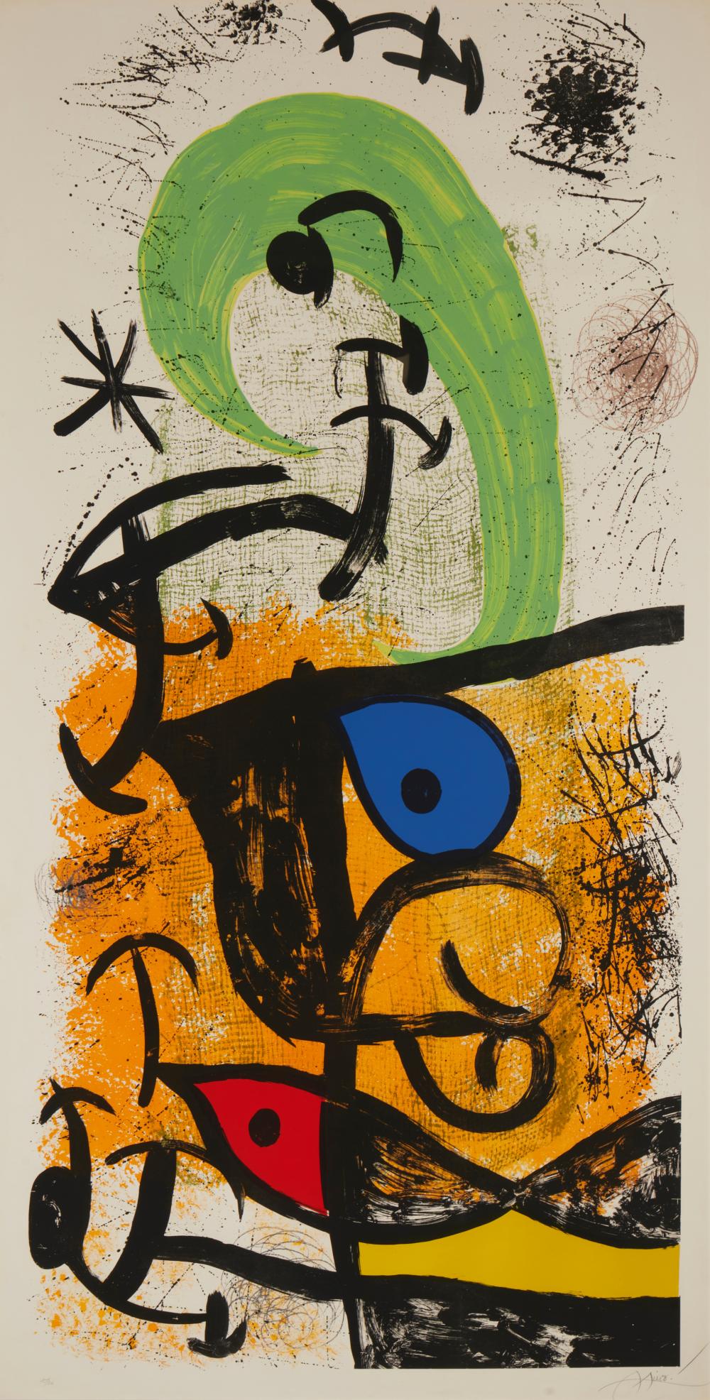 JOAN MIRO (1893-1983), "LA MENEUSE