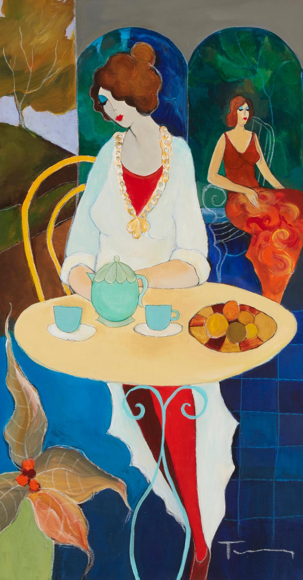 ITZCHAK TARKAY (1935-2012), TEATIME,