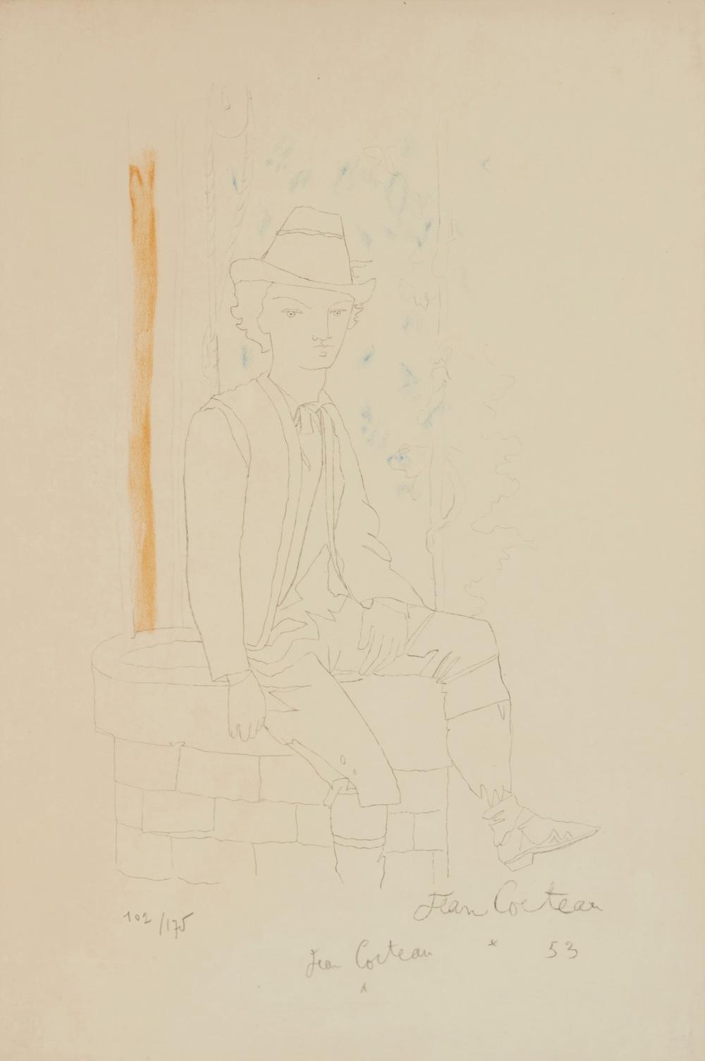 JEAN COCTEAU (1889-1963), JEUNE HOMME