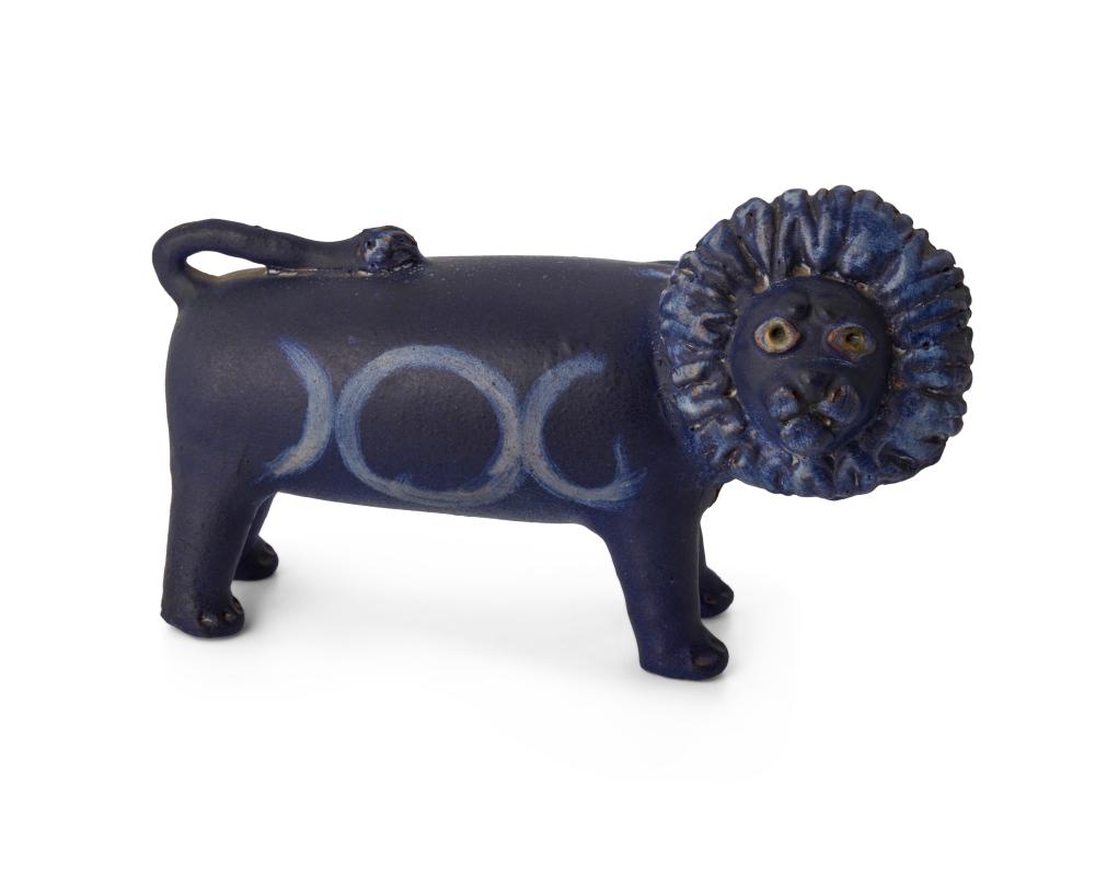 AN ALFARAZ CERAMIC LION SCULPTUREAn 2eebfd