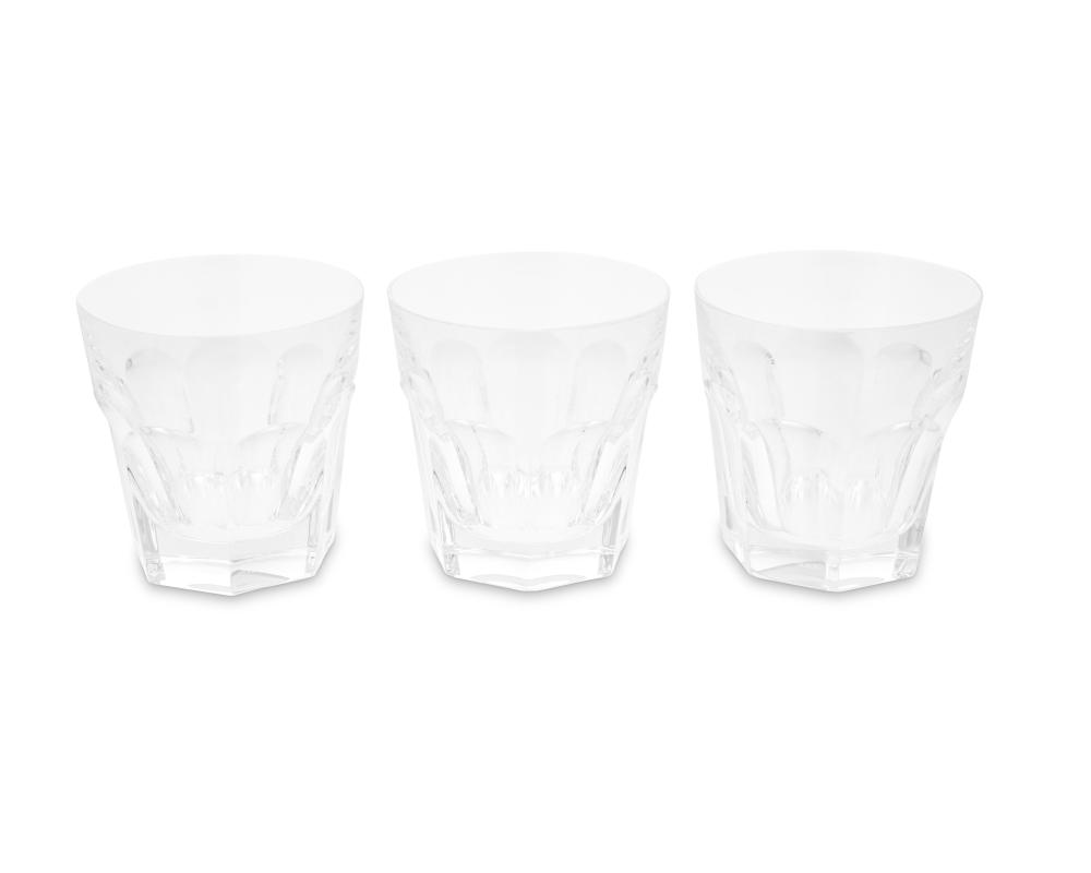 A SET OF BACCARAT "HARCOURT" CRYSTAL