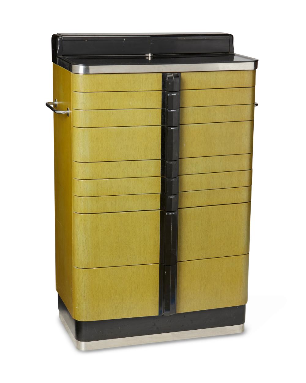 AN AMERICAN CABINET CO. ART DECO-STYLE