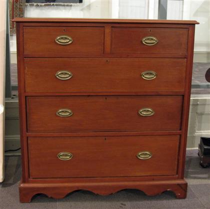 Federal cherry chest of drawers    With