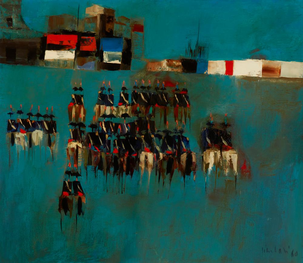 NICOLA SIMBARI (1927-2012), "PARADING