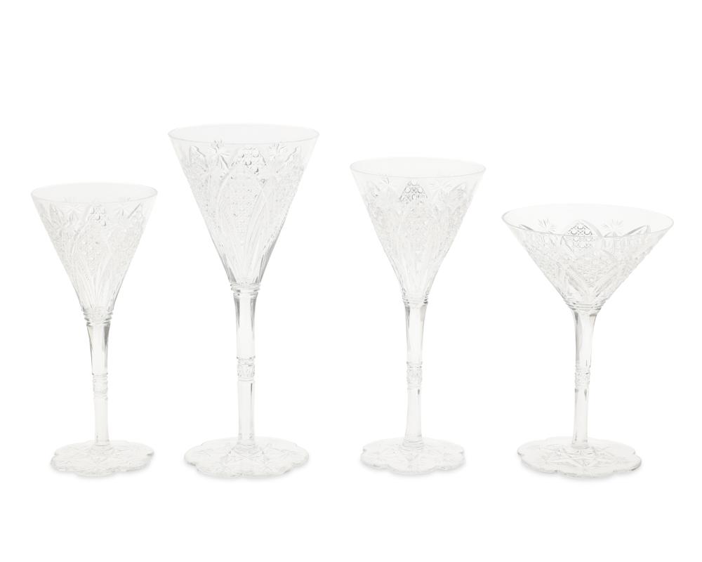 A SET OF BACCARAT ELBEUF CRYSTAL 2eed61