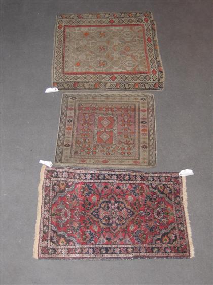 Three rugs Caucasian Mat 2  4b15d
