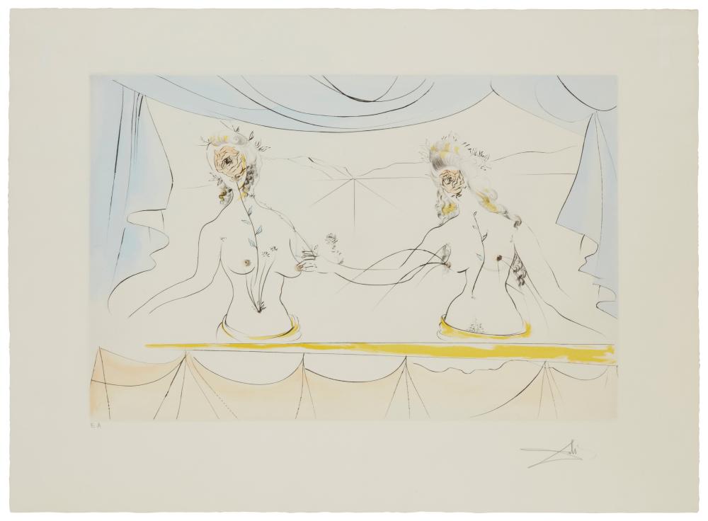 SALVADOR DALI (1904-1989), LES DAMES