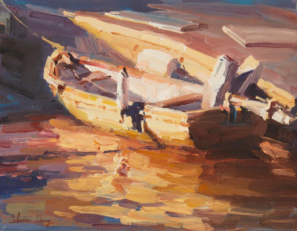 CALVIN LIANG (B. 1960), "THE BOAT