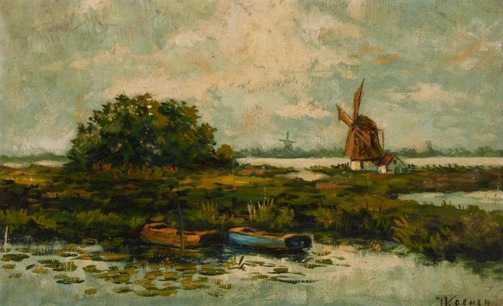 19TH CENTURY DUTCH SCHOOL LANDSCAPE 2eee80