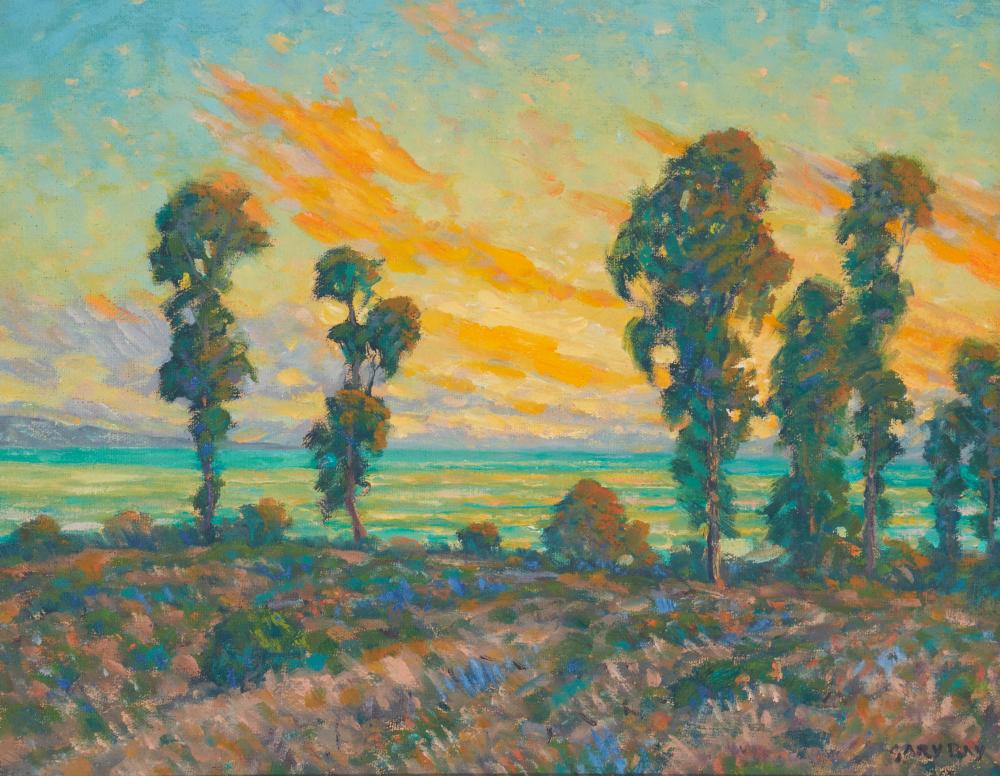 GARY RAY, (B. 1952), COASTAL SUNSET,