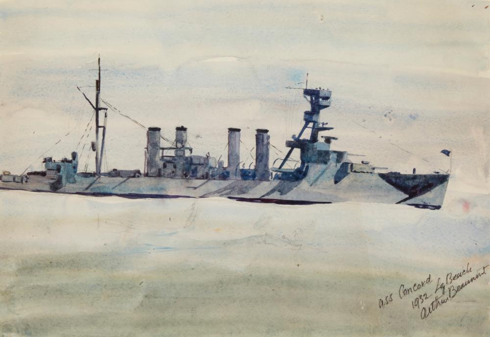 ARTHUR BEAUMONT (1890-1978), "USS