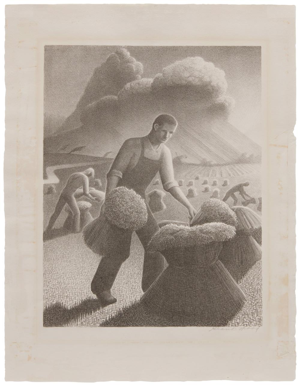 GRANT WOOD 1891 1942 APPROACHING 2eefc8