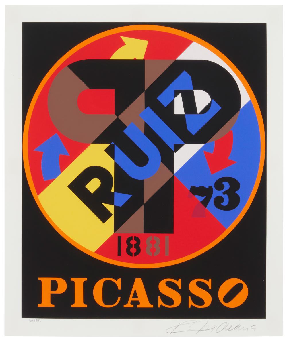 ROBERT INDIANA 1928 2018 PICASSO  2eefde