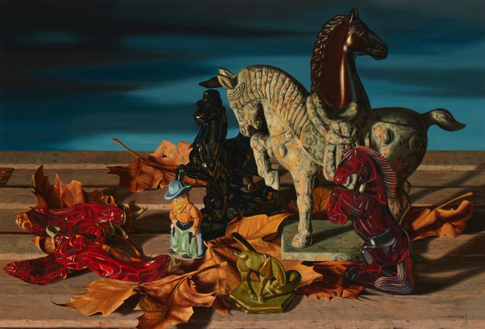 ROBERT BYERLEY (1941-2019), "EQUESTRIAN,"