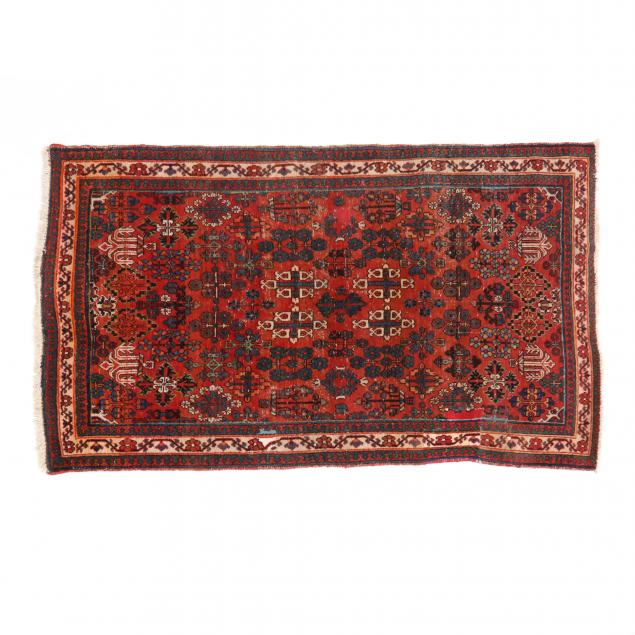 JOSHEGAN AREA RUG Red field with