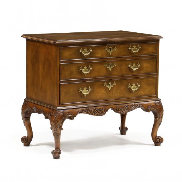 BAKER GEORGE II STYLE INLAID WALNUT 2ef1a6