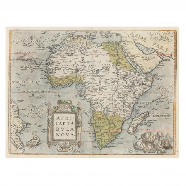 ORTELIUS AFRICAE TABULA NOVA Antwerp  2ef1fb