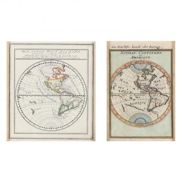 TWO SMALL EARLY MAPS SHOWING CALIFORNIA 2ef204