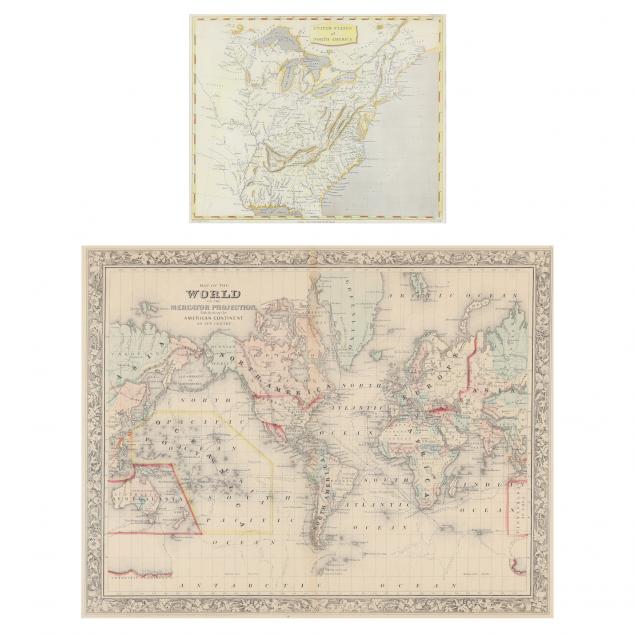 19TH CENTURY MAPS OF THE WORLD