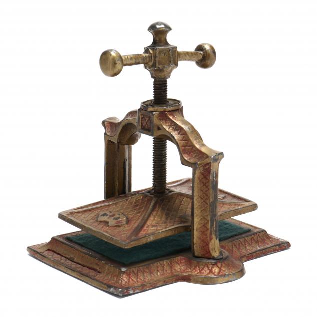 ANTIQUE PLAYING CARD PRESS Circa 1900,