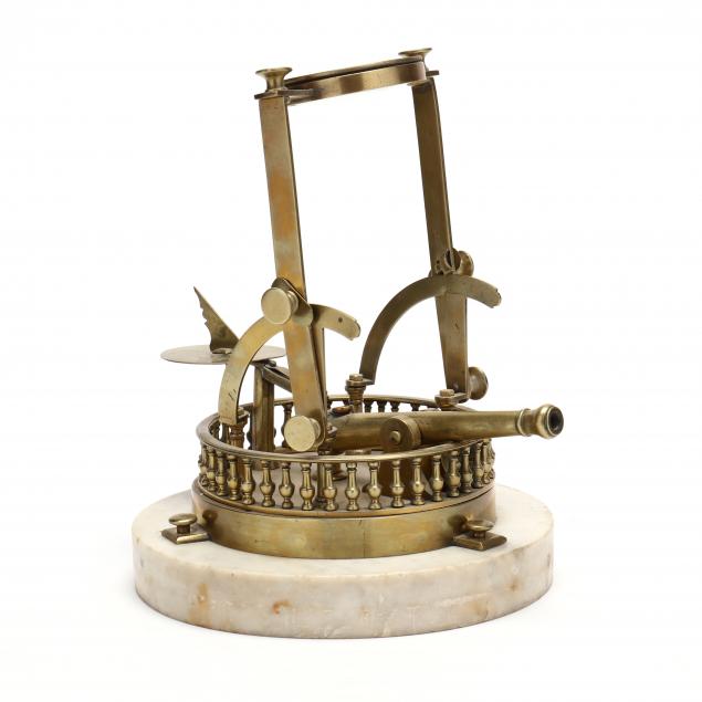 ELABORATE NOON CANNON SUNDIAL Early 2ef237