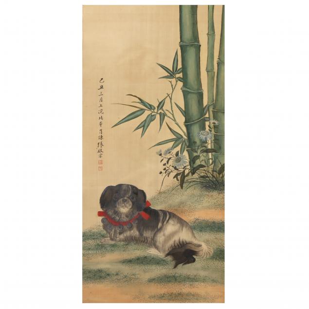 A CHINESE HANGING SCROLL WORK ON 2ef30b