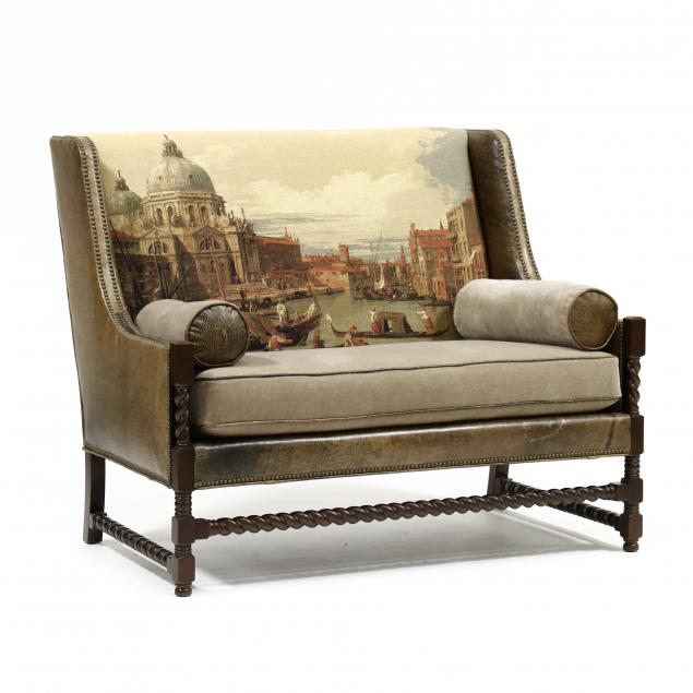 WILLIAM AND MARY STYLE UPHOLSTERED