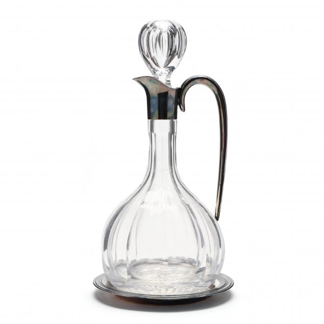 CRYSTAL EWER WITH STERLING COLLAR 2ef36f