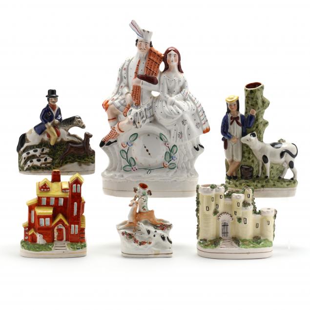 A SELECTION OF STAFFORDSHIRE To