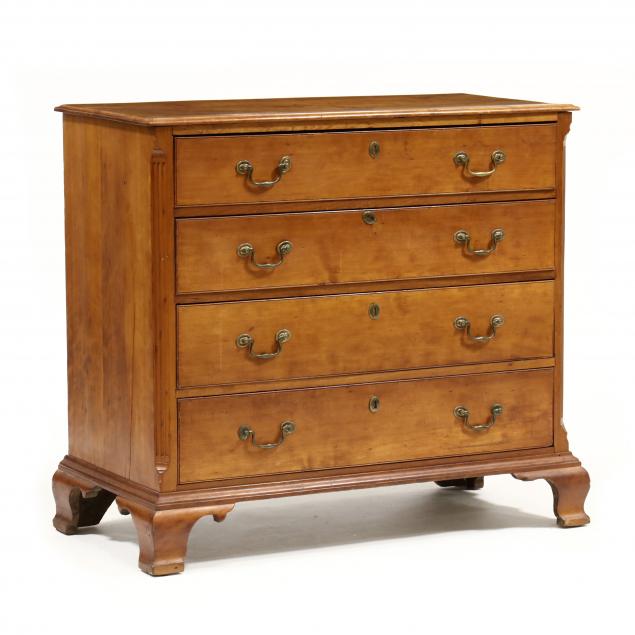 NEW ENGLAND CHIPPENDALE CHERRY