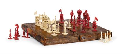 Chinese elephant ivory chess set 4b1fd