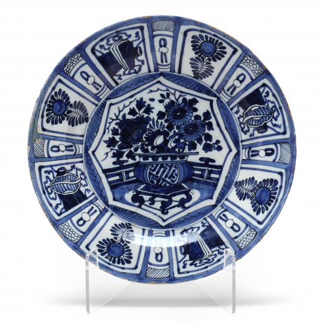 DUTCH DELFT BLUE AND WHITE KRAAK