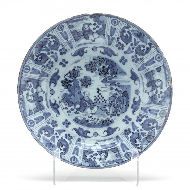 DUTCH DELFT KRAAK STYLE BLUE AND