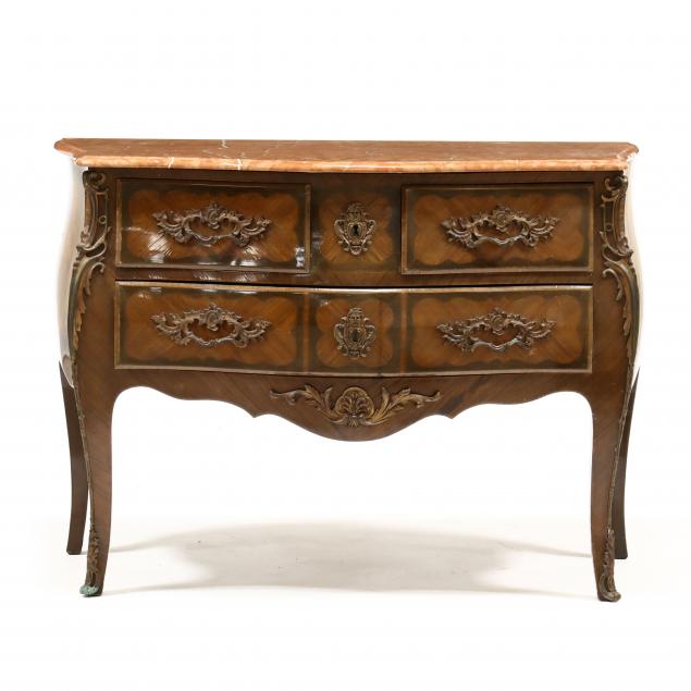 LOUIS XV STYLE MARBLE TOP INLAID 2ef444