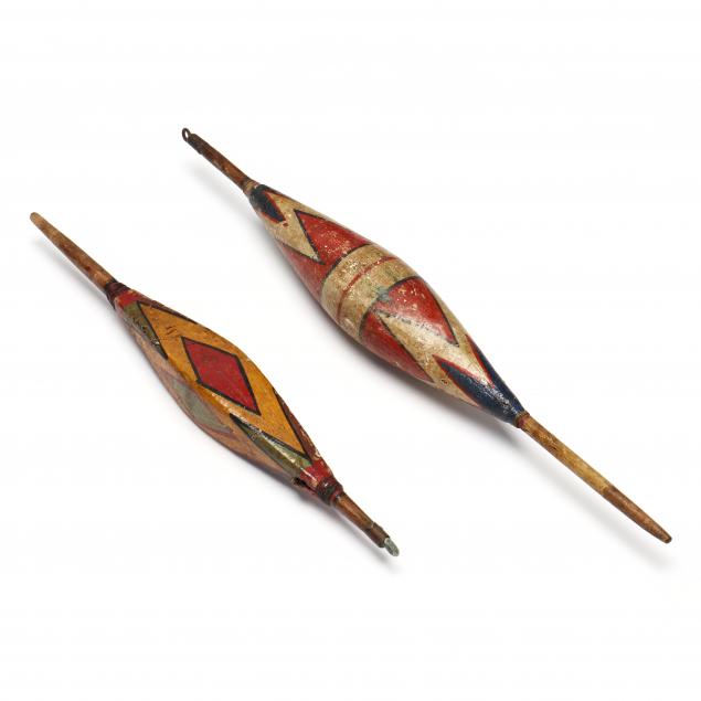 TWO IMPORTANT EARLY FISHING FLOATS 2ef62b