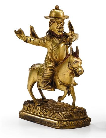 Sino-Tibetan gilt-copper model