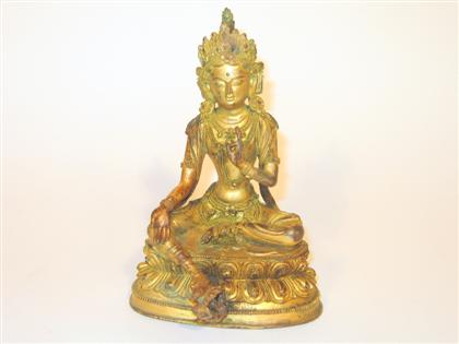 Sino-Tibetan gilt copper model