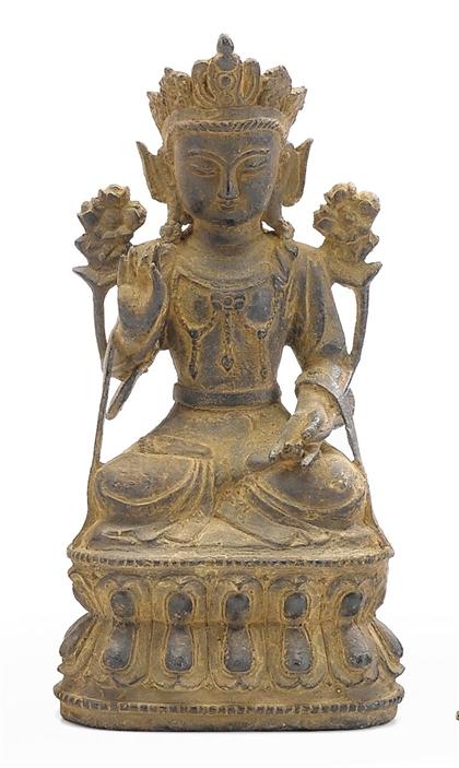 Chinese bronze model of Quanyin 4b245