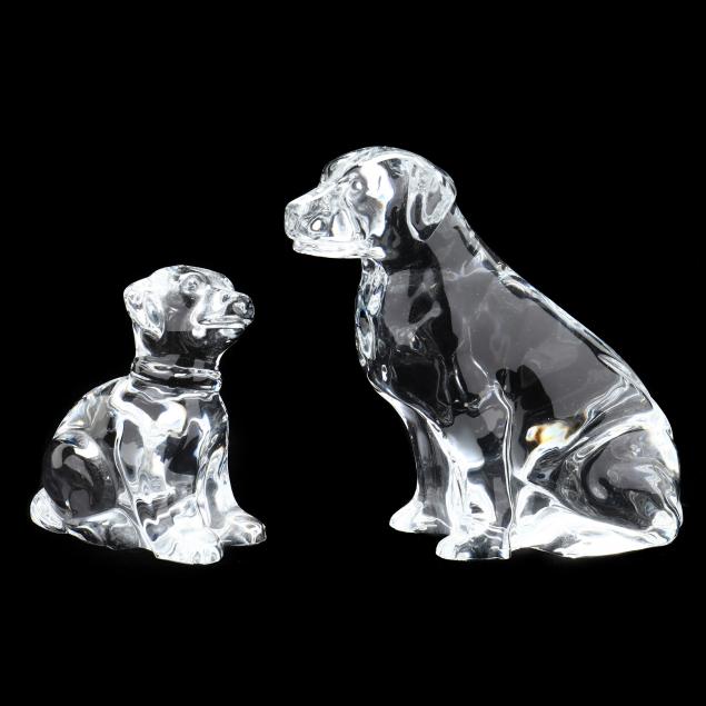 TWO WATERFORD CRYSTAL FIGURES OF 2ef8f8