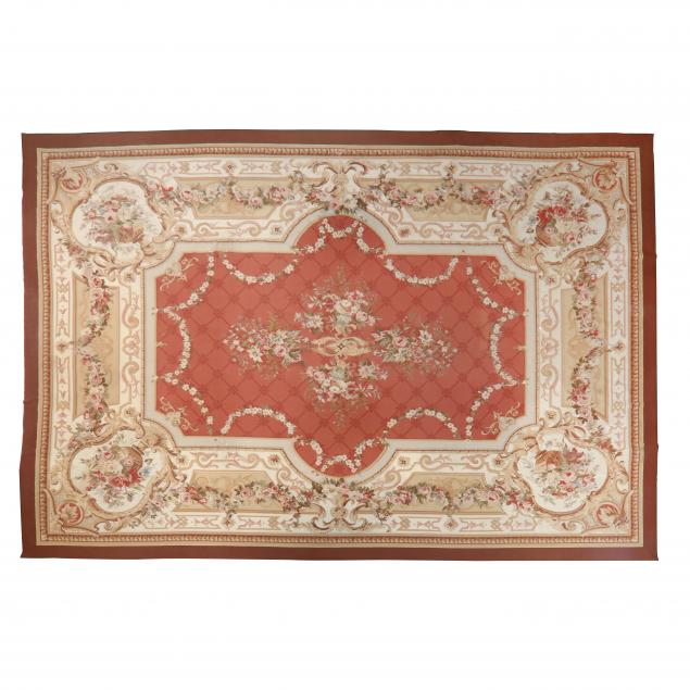 ROOM SIZE AUBUSSON CARPET Diapered