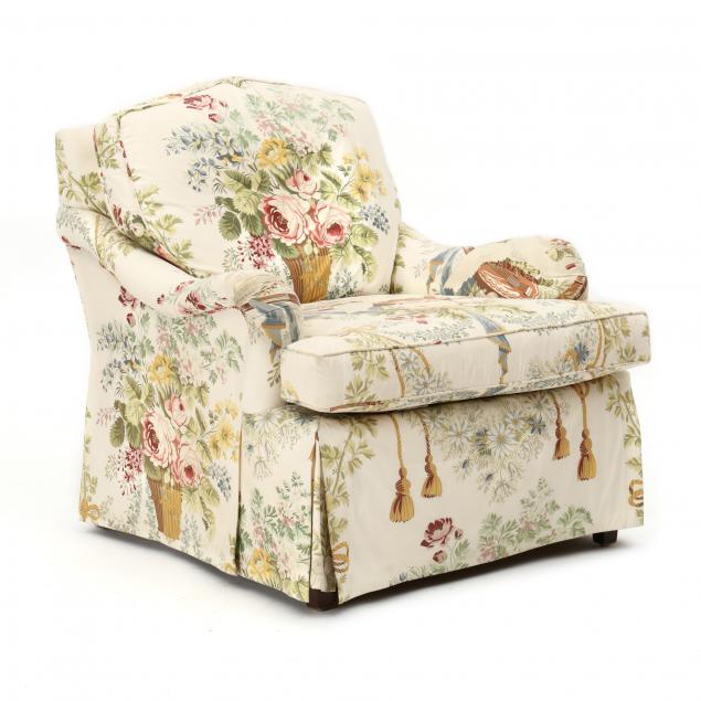 BAKER UPHOLSTERED CLUB CHAIR Late 2ef90c