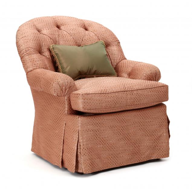 HICKORY CHAIR, TUFTED CLUB CHAIR