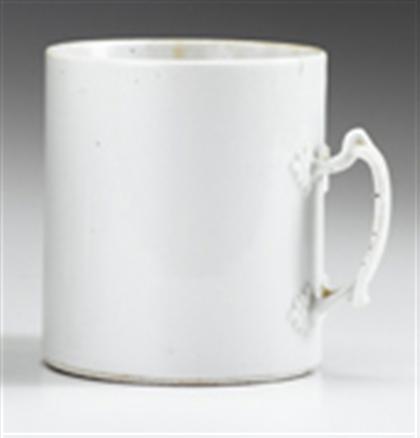 Chinese export blanc-de-chine mug