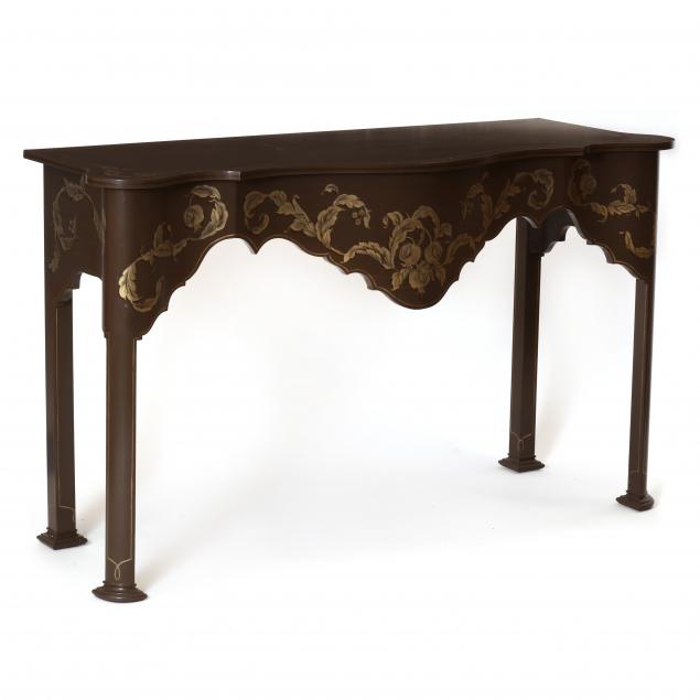 DECORATIVE PAINTED CONSOLE TABLE 2efa63