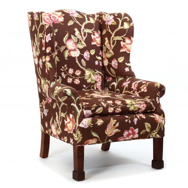 CONTEMPORARY OVER-UPHOLSTERED EASY CHAIR