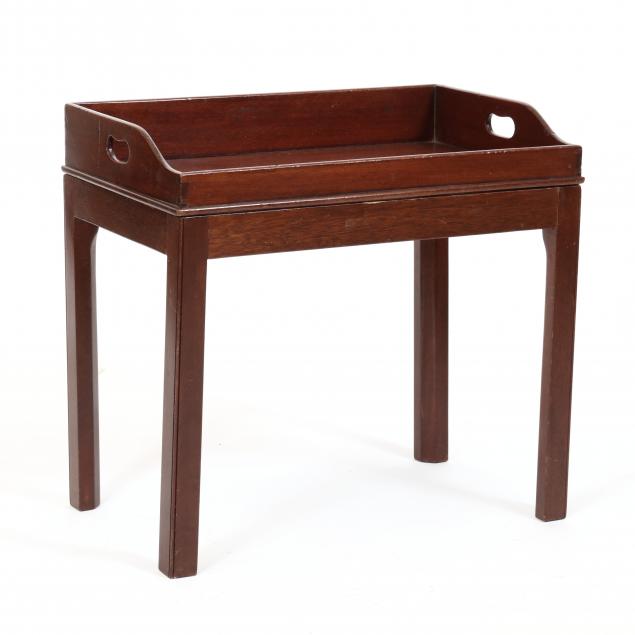 GEORGIAN MAHOGANY BUTLER S TRAY 2efa68